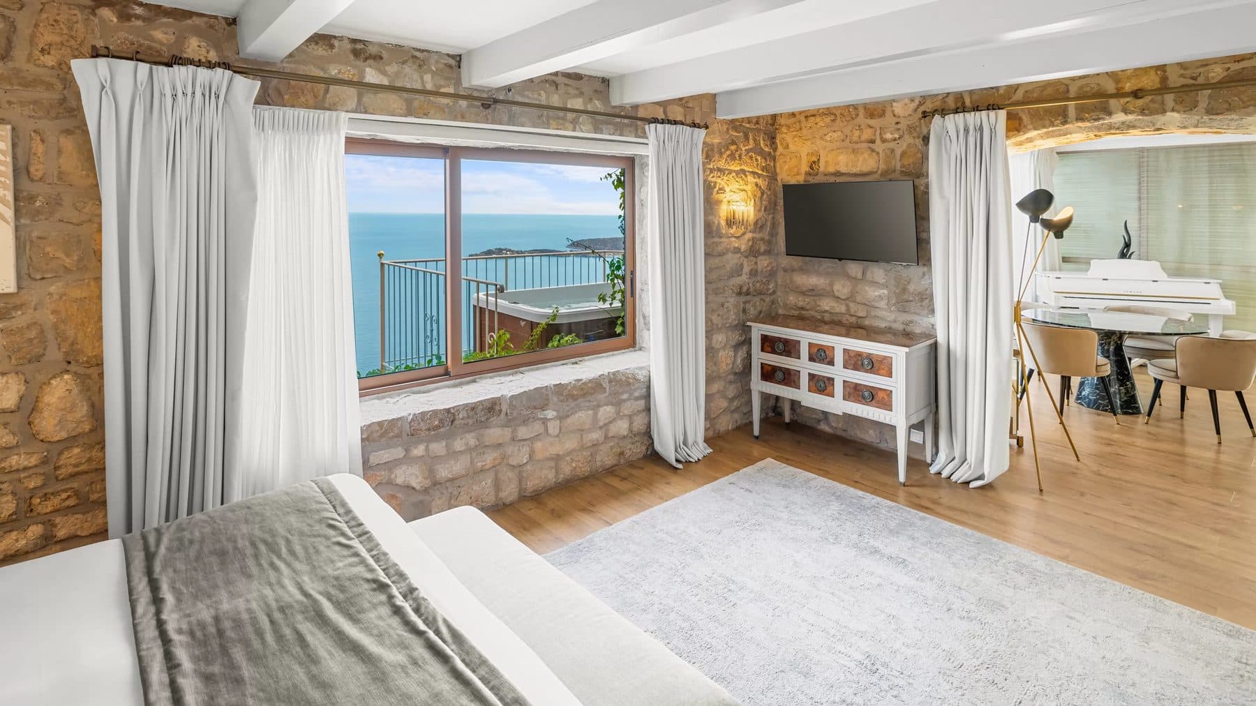 A suite, with its own plunge pool