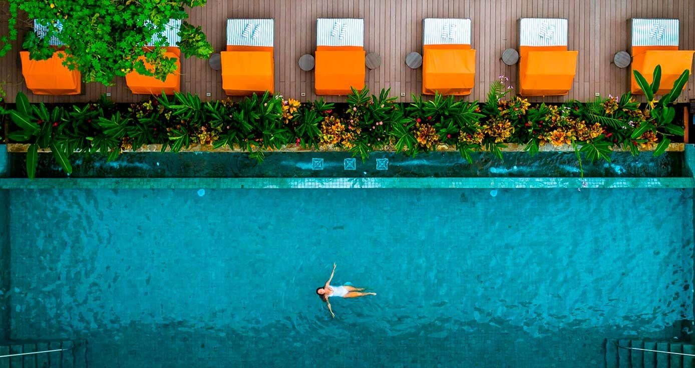 The adults-only pool